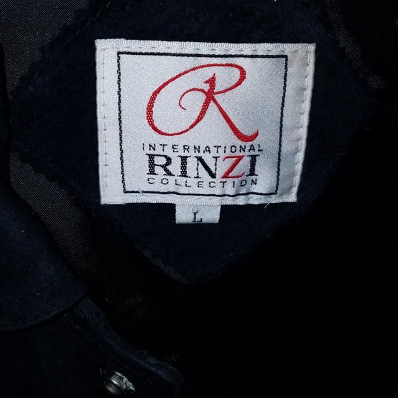 1980s INTERNATIONAL RINZI COLLECTION GENUINE SUEDE LEATHER WOMEN'S JACKET COAT - Picture 3 of 10